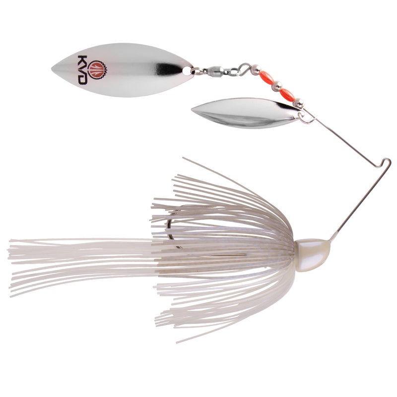 Strike King FSB12WW-583S Lures KVD Finesse Spinnerbait Lure, 5/0 Hook, 1/2 oz, Blue Gizzard, Package of 1, FSB12WW